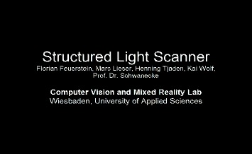 Easy to use structured light scanner